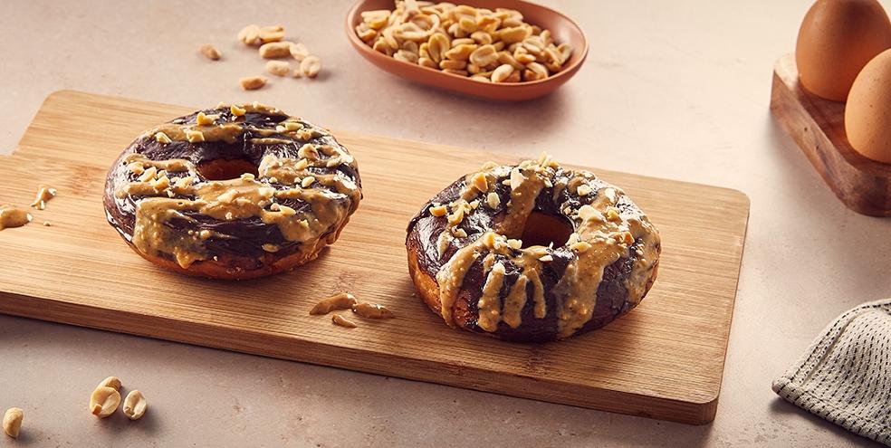 Donuts au beurre de cacahuètes