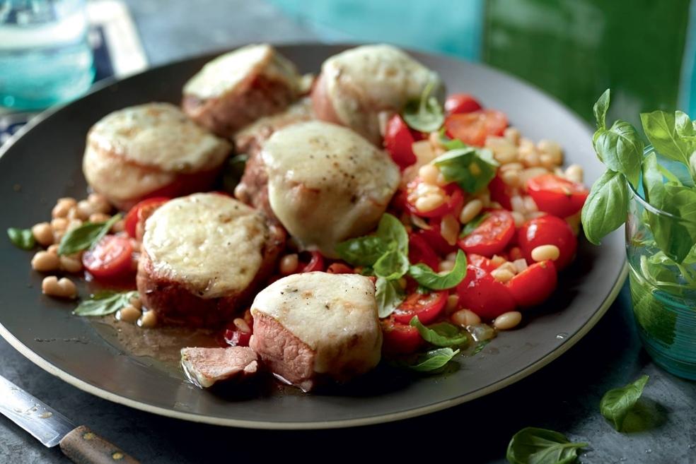 Porc gratiné et haricots blancs