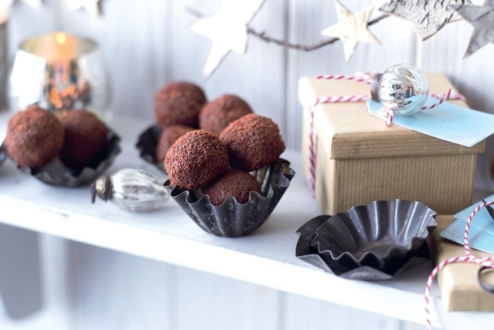 Bouchées de pain d'épices et ananas, enrobées de chocolat