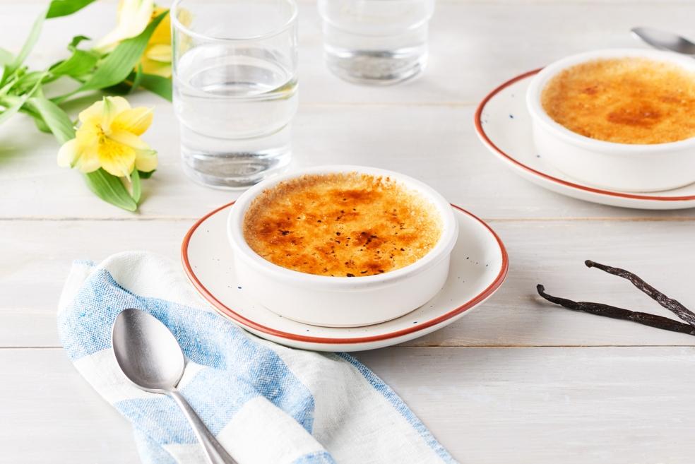 Crème brûlée au lait de soja