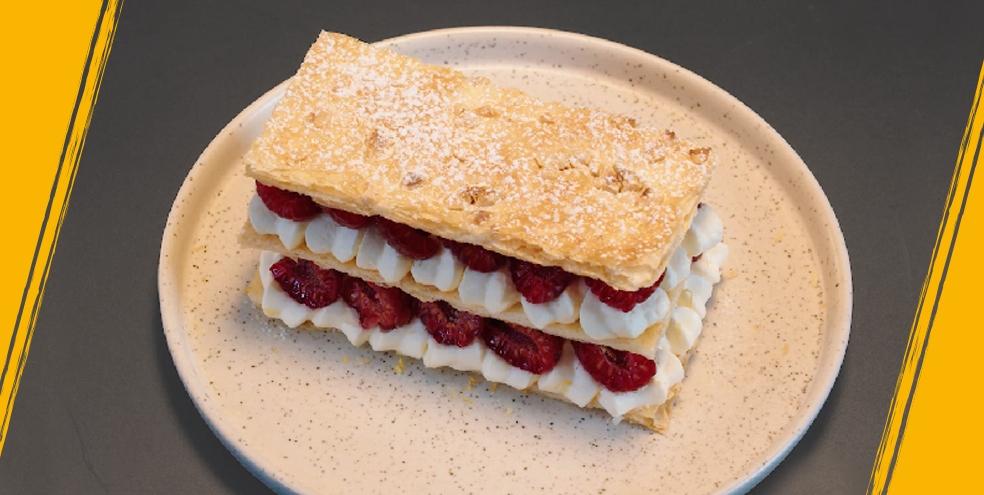 Mille-feuille aux fruits rouges