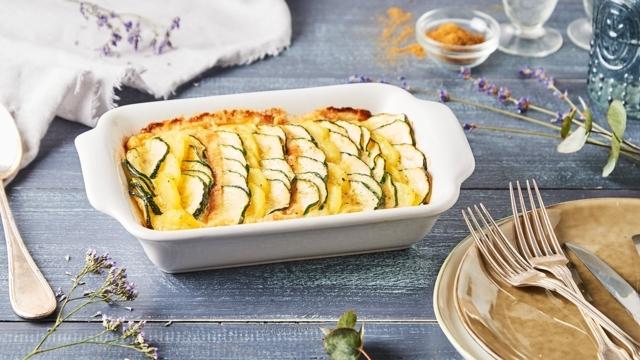 Gratin de courgettes à l’Époisses