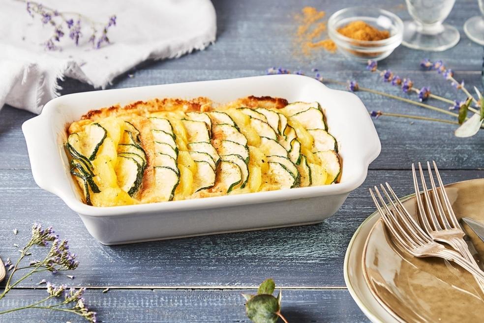 Gratin de courgettes à l’Époisses