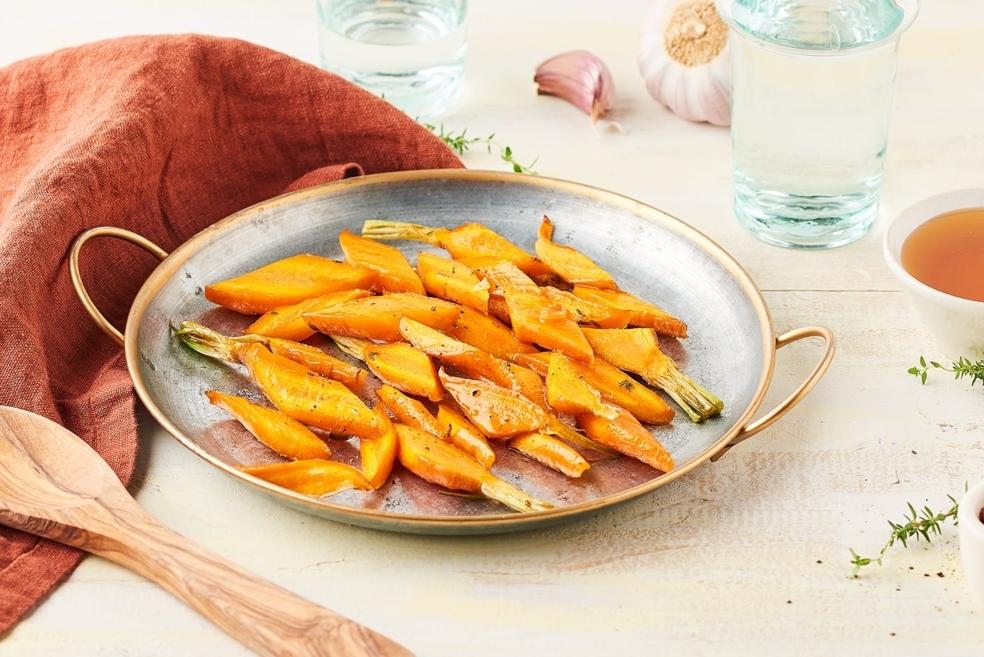 Carottes rôties au miel