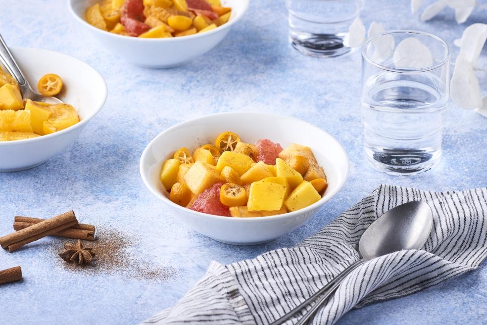 Salade fruits d'hiver à la cannelle et anis