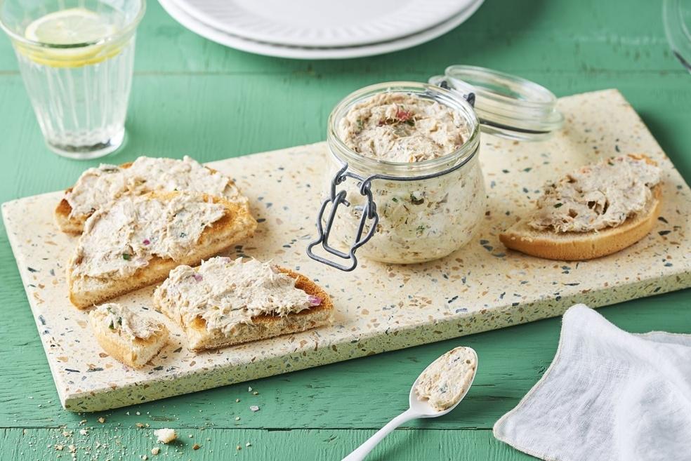 Rillettes de maquereau au gingembre et citron vert