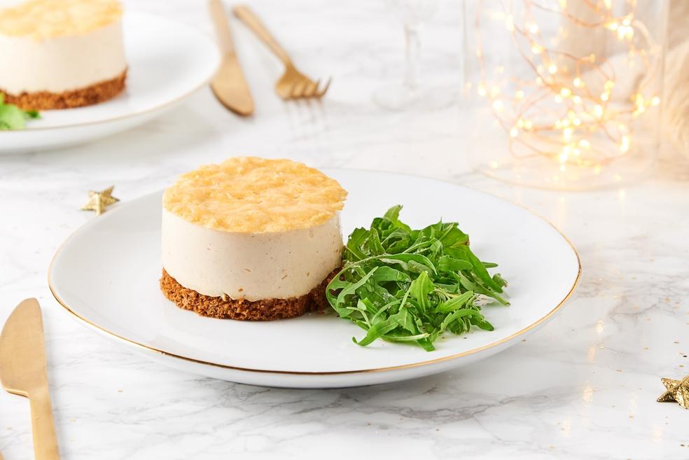 Mini cheese cake au foie gras