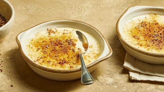 Crème brûlée aux noisettes