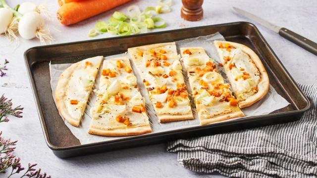 Tarte flambée veggie