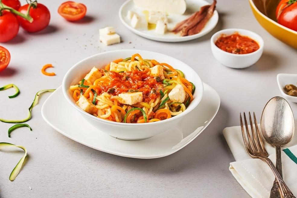 Spaghetti de légumes à la pizzaïola