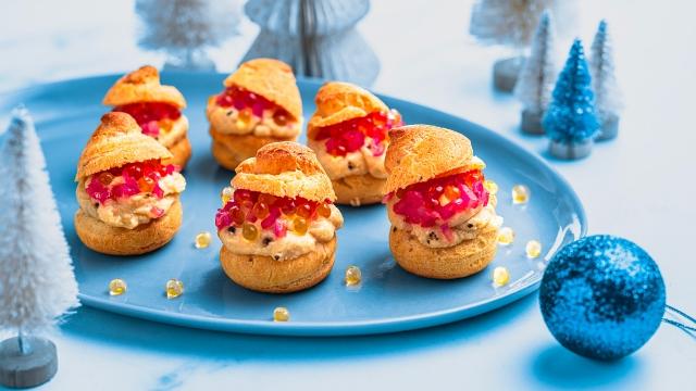 Mini-choux végétariens à la truffe