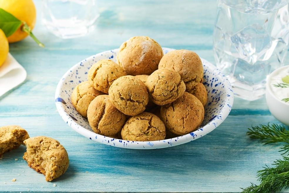 Falafels de lentilles corail et tzatziki