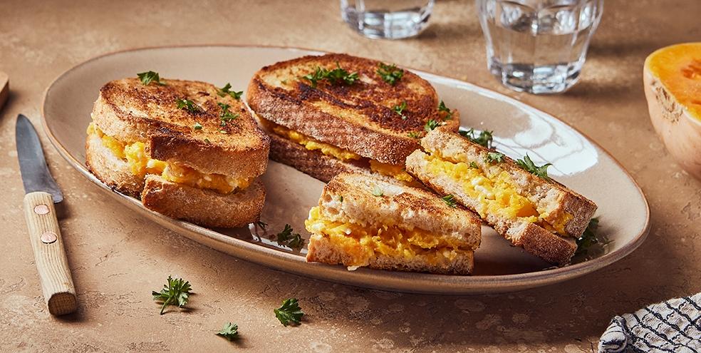 Croque feta butternut