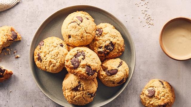 Cookies chocolat et tahini