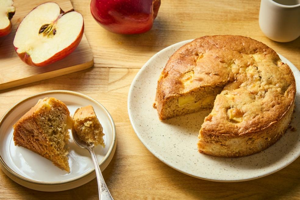 Gâteau moelleux aux pommes sans gluten