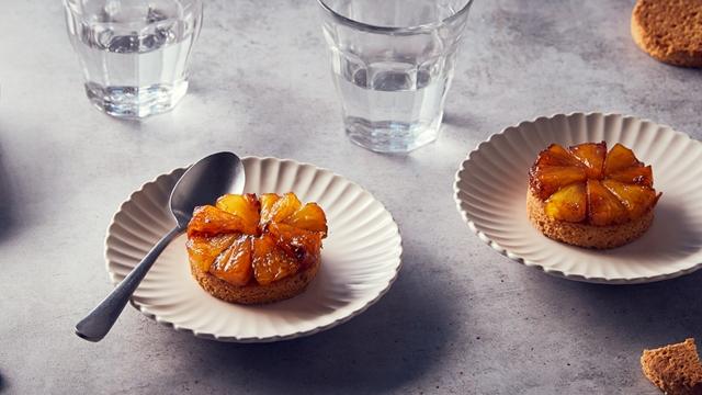 Mini tartes Tatin à l'ananas express
