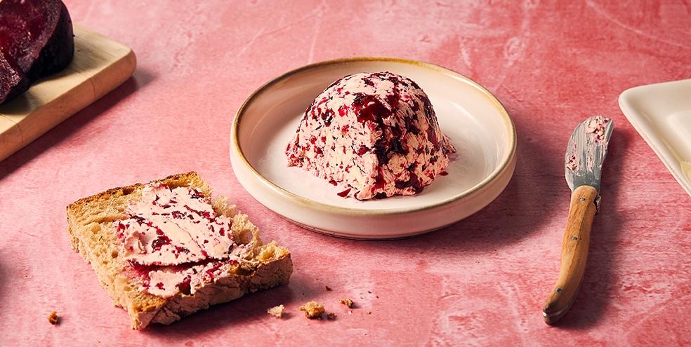 Beurre aromatisé à la betterave