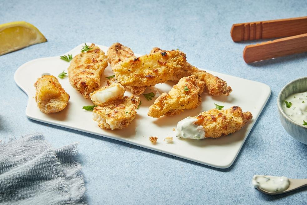 Bâtonnets de poisson croustillants à la friteuse à air chaud