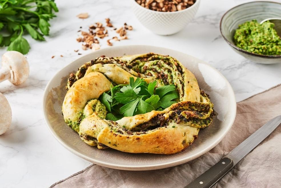 Tarte couronne torsadée