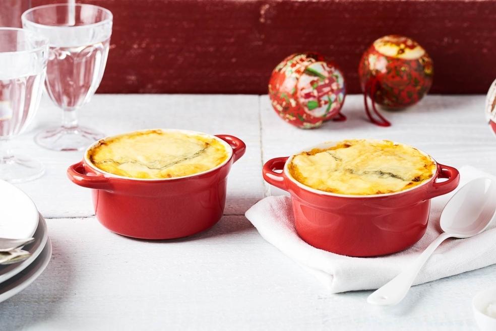 Gratin de butternut au Morbier