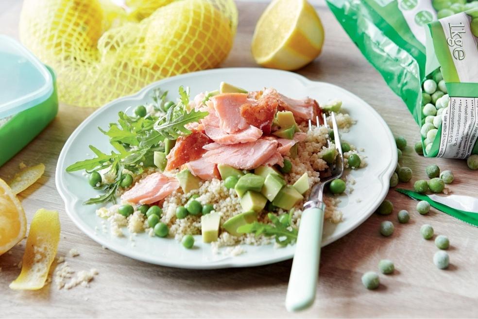 Couscous express au saumon et à l’avocat