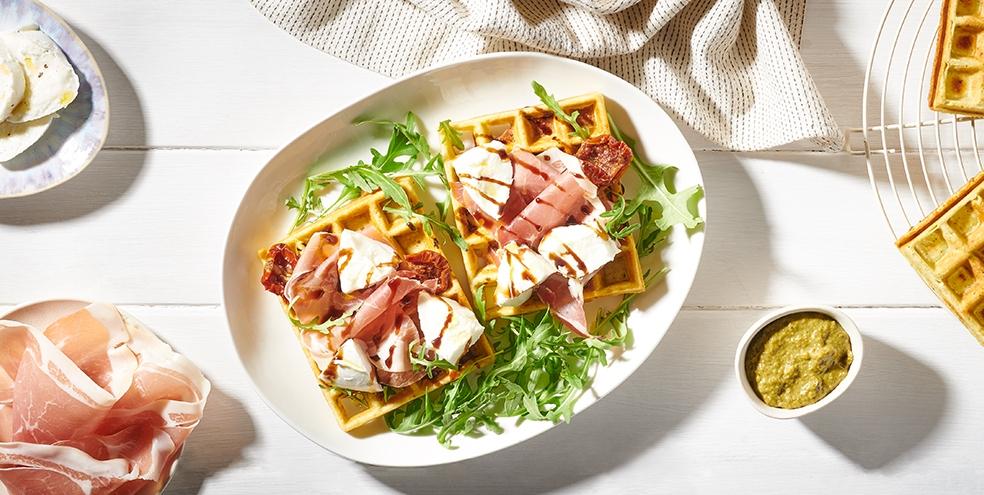 Gaufres aux saveurs italiennes