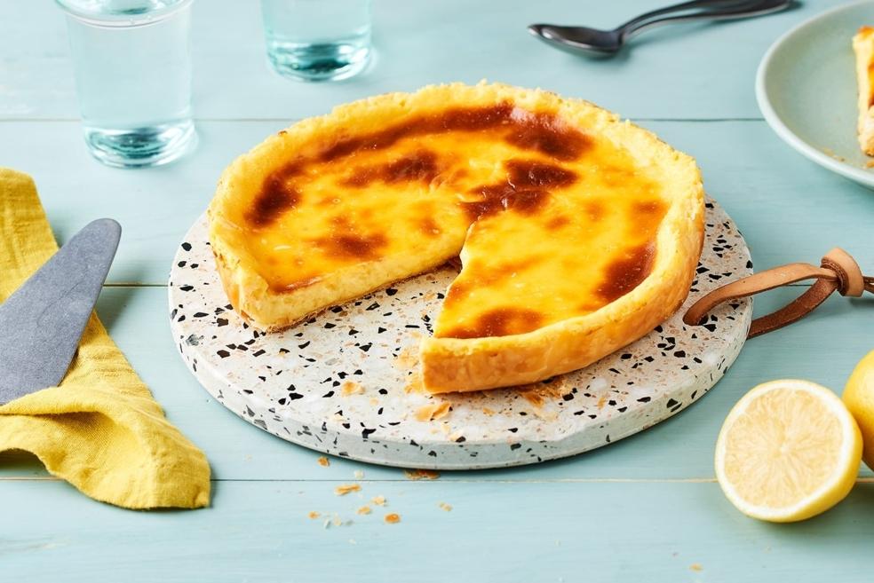 Tarte de Natas aux zestes de citron