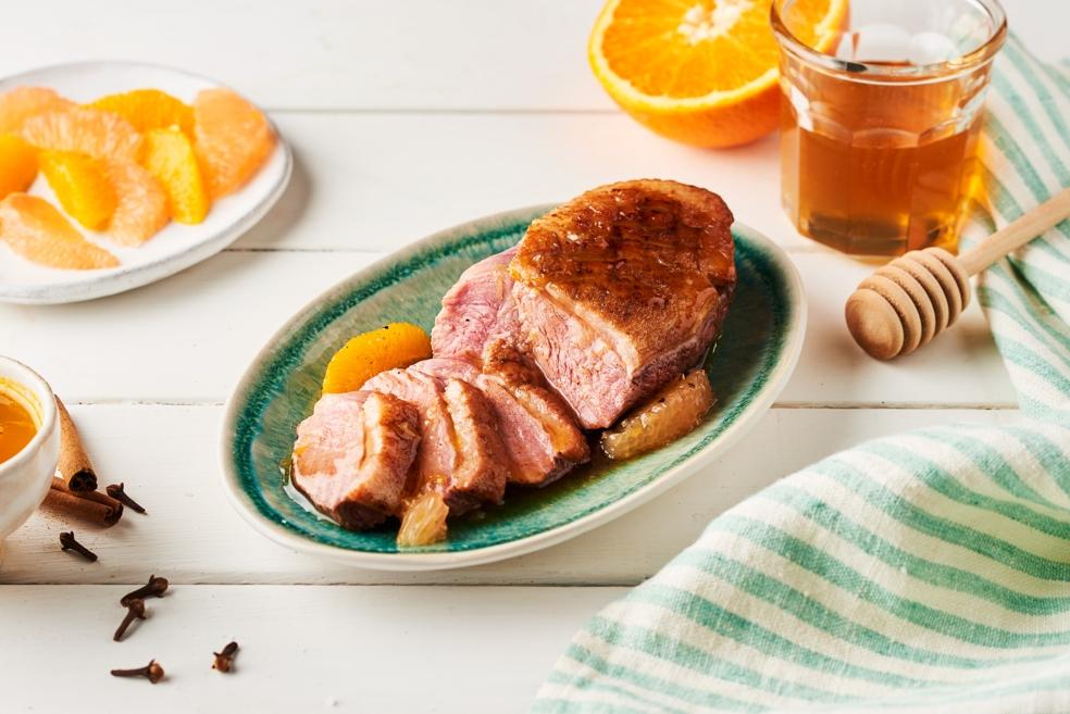 Magret de canard agrumes et épices