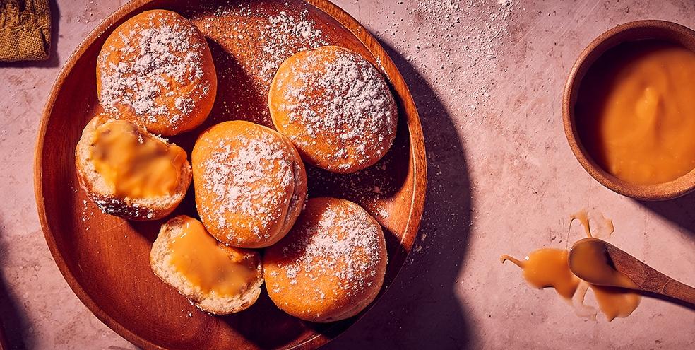 Beignets à la confiture de lait
