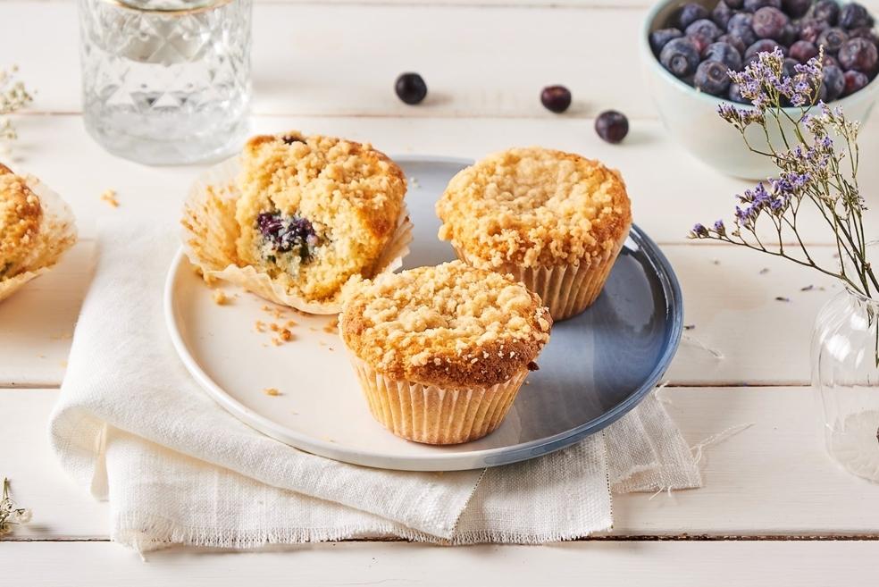 Muffins aux myrtilles