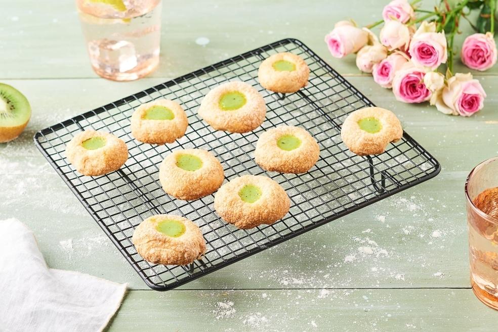 Sablés au citron vert et kiwi