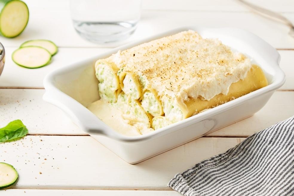 Cannelloni à la courgette et au chèvre
