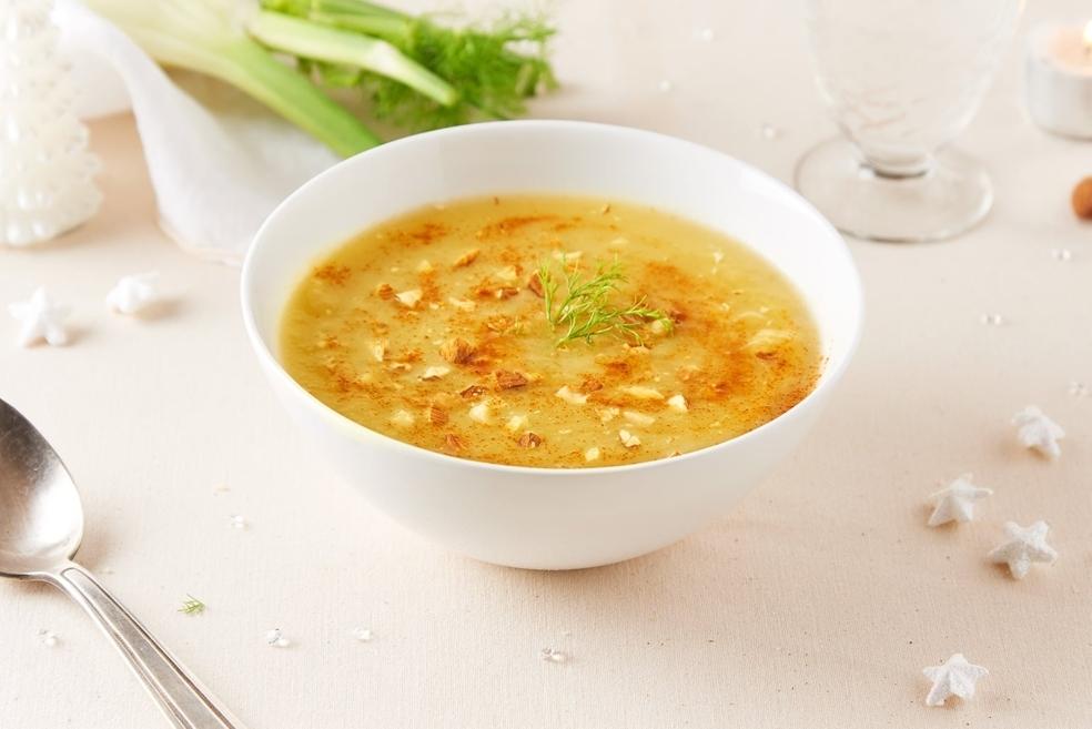 Soupe fenouil et amandes