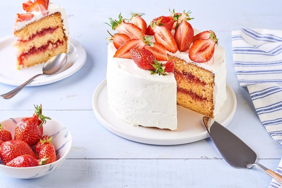 Layer cake à la fraise