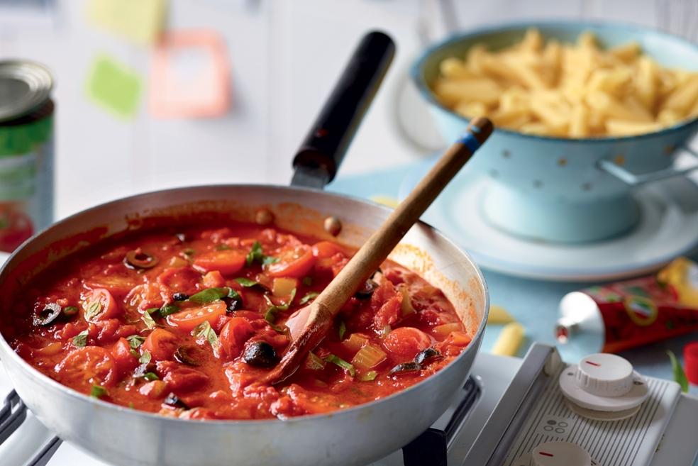 Penne à la bolognaise végétarienne