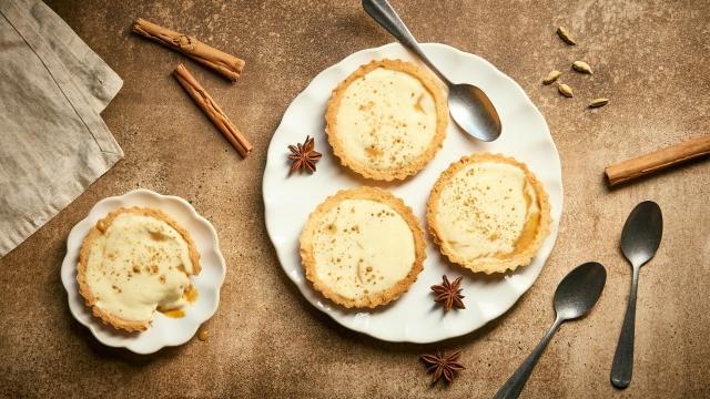 Tartes façon chaï latte