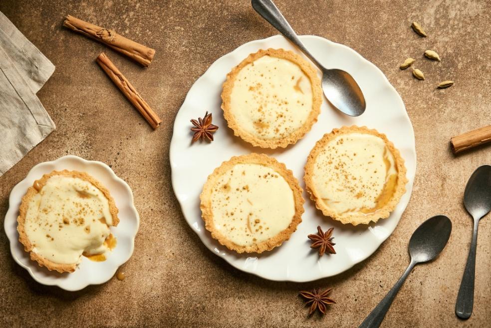 Tartes façon chaï latte