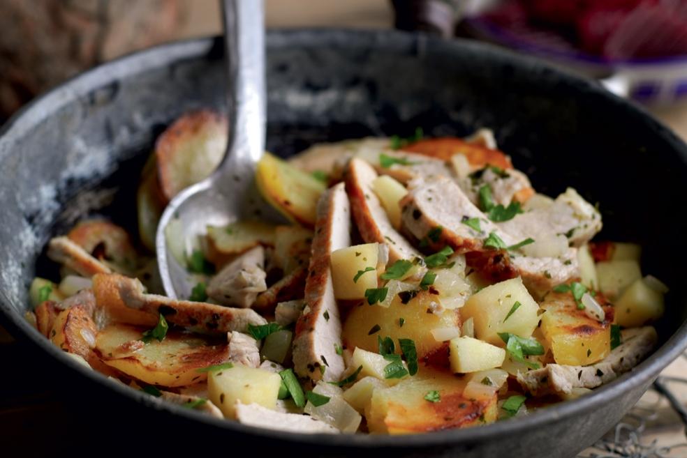 Poêlée de pommes de terre à la tyrolienne (Gröstl)