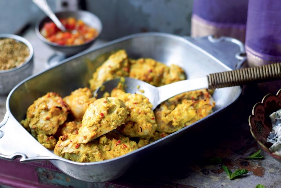 Poulet mariné tandoori