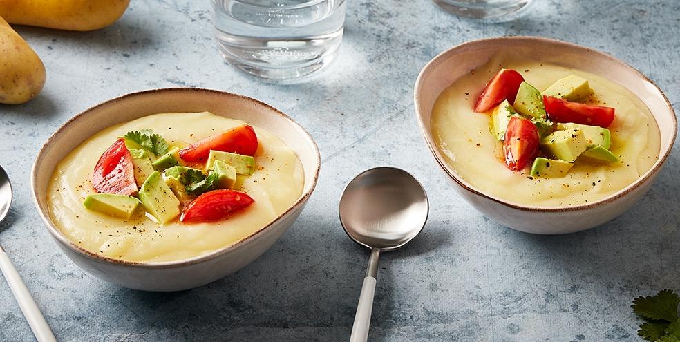 Locro de papa - Soupe équatorienne de pommes de terre à l'avocat