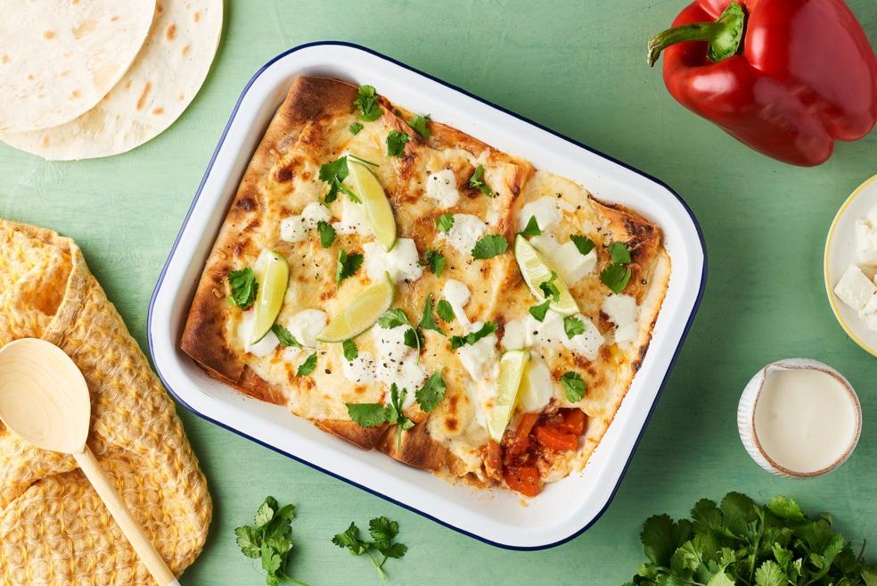 Enchiladas crémeuses au poulet