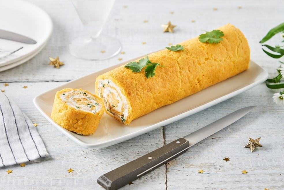 Bûche salée végétarienne