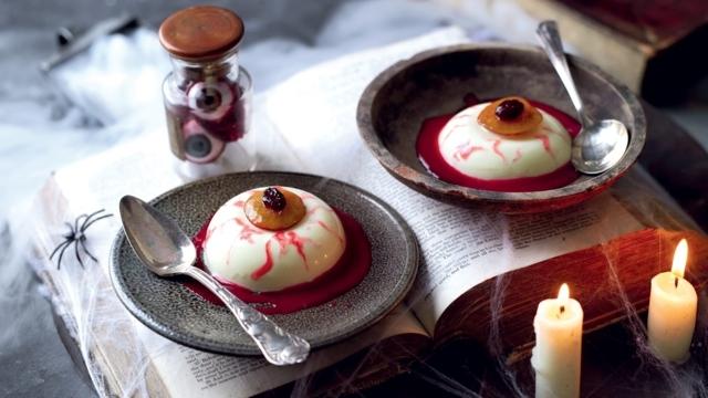 Dessert sanglant façon panna cotta