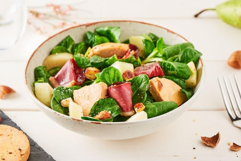 Salade de foie gras
