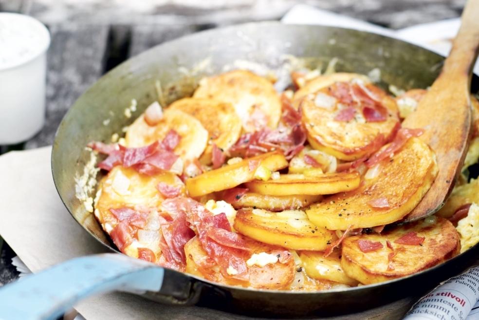 Poêlée de pommes de terre à la paysanne