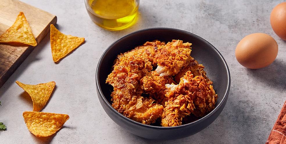 Poulet frit aux tortillas