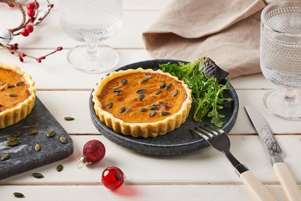 Mini-quiches marrons et morille