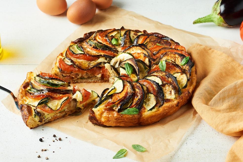 Tarte à la ratatouille
