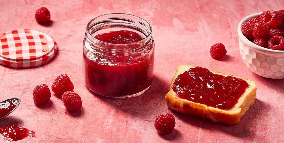 Confiture framboises cardamome