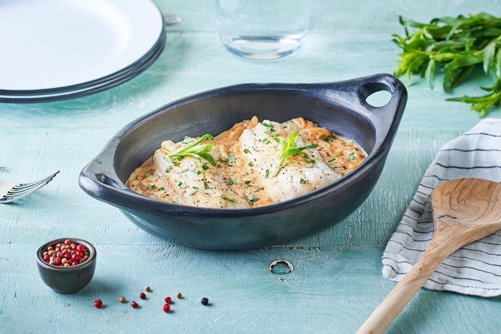 Filets de colin à la bière et au gingembre